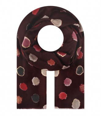Schal, weinrot