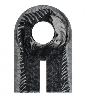 Schal, schwarz