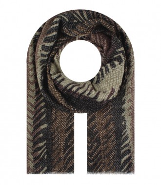 Schal, braun