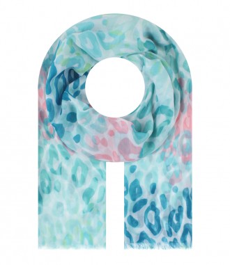 Schal, türkis