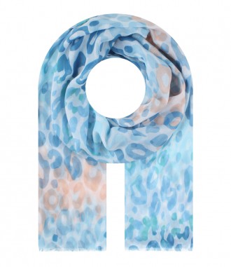 Schal, blau