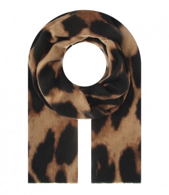 Schal, braun