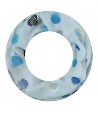 Loop Schal, schmal, blau