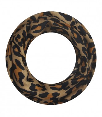 Loop Schal, schmal, braun