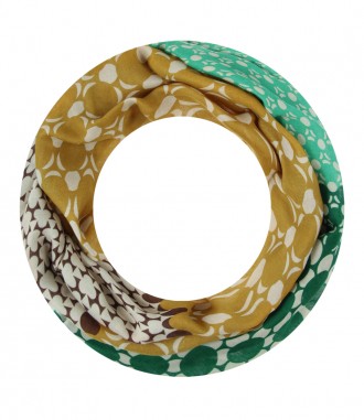 Loop Schal, schmal, grün