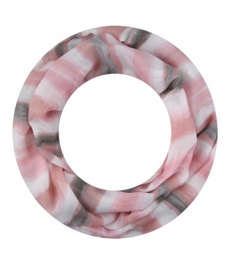 Loop Schal, schmal, rosa