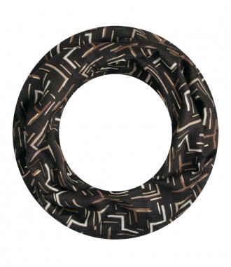 Loop Schal, schmal, schwarz