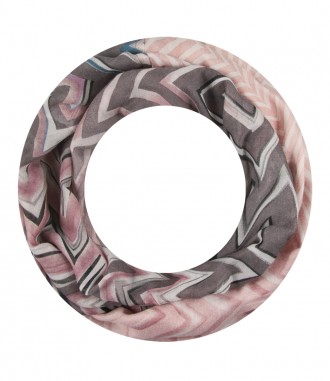 Loop Schal, schmal, rosa