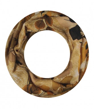 Loop Schal, schmal, gelb