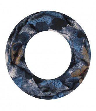 Loop Schal, schmal, blau