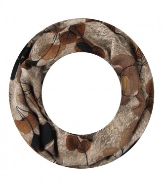 Loop Schal, schmal, braun