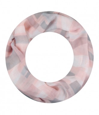 Loop Schal, schmal, rosa