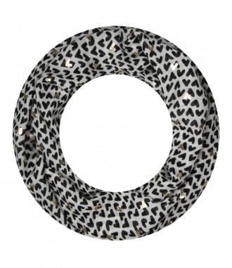 Loop Schal, schmal, schwarz