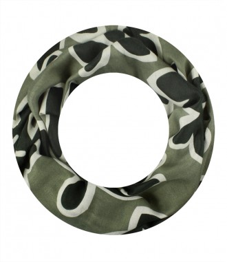 Loop Schal, schmal, grün