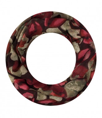 Loop Schal, schmal, weinrot