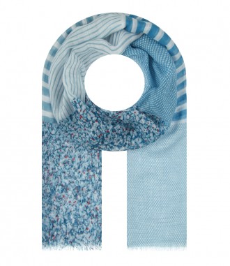 Schal, blau