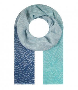 Schal, blau