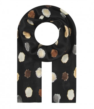 Schal, schwarz