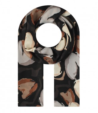 Damen Halstuch, schmal, schwarz