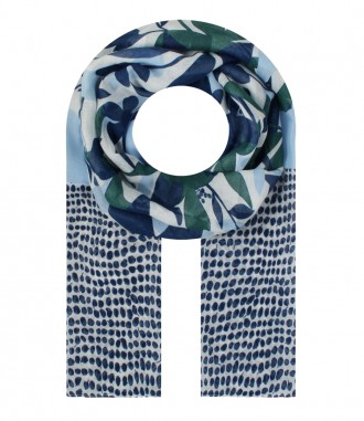 Damen Halstuch, schmal, blau