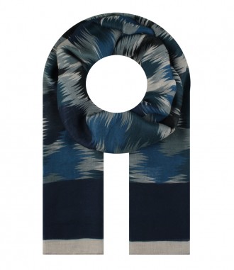 Damen Halstuch, schmal, blau