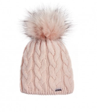 Mütze mit Teddy Innenfutter, rosa