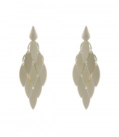 Ohrring - metallic, gold