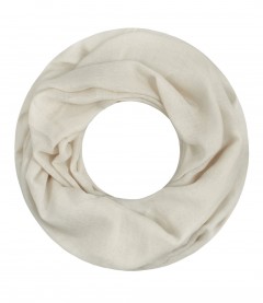 Majea Loop Cary - Loop Schal einfarbig, creme