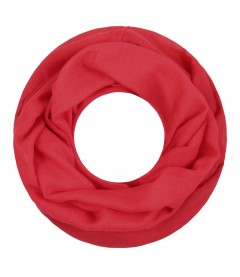 Majea Loop Cary - Loop Schal einfarbig, rot