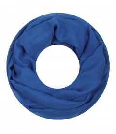 Majea Loop Cary - Loop Schal einfarbig, blau