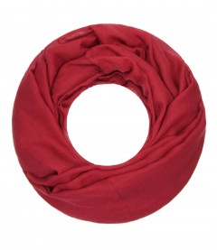 Majea Loop Cary - Loop Schal einfarbig, cherry