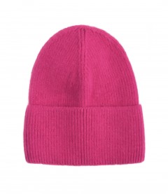 Basic Beanie Mütze - Feinstrick, pink