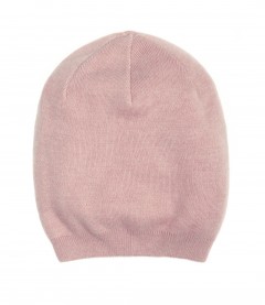 Basic Beanie Mütze - Feinstrick, rosa
