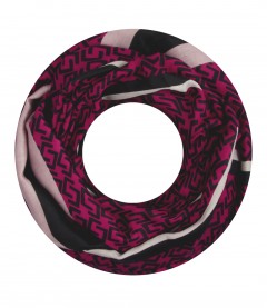 Damen Loop Schal, pink