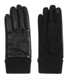 Damen Handschuhe, schwarz