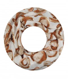 Damen Loop Schal, braun