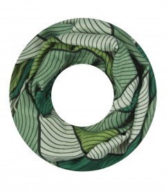Damen Loop Schal, grün