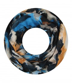Damen Loop Schal, blau
