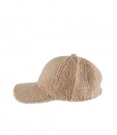 Damen Baseball Cap - Teddy, beige