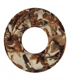 Damen Loop Schal, beige
