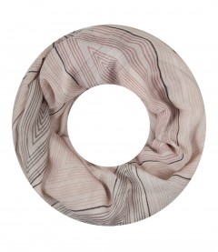 Damen Loop Schal, rosa