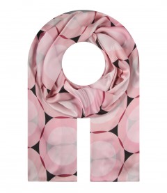 Damen Halstuch, seidig rosa