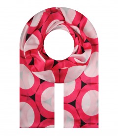 Damen Halstuch, seidig pink