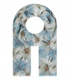 Damen Halstuch, schmal, blau