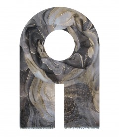 Damen Halstuch, grau