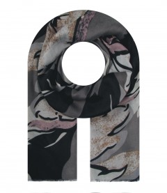 Damen Halstuch, schwarz