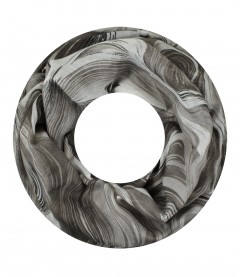 Damen Loop Schal, grau
