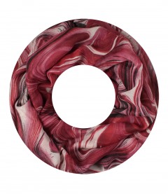 Damen Loop Schal, rot