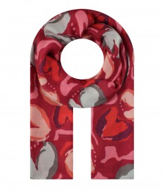 Damen Halstuch, schmal, rot
