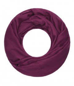 Loop Schal - einfarbig, beere